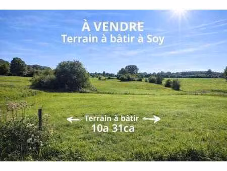 terrain à bâtir à soy