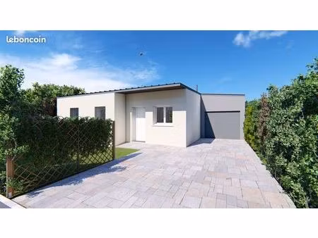 guignen – maison plain-pied 3 chambres – bio brique – normes pmr