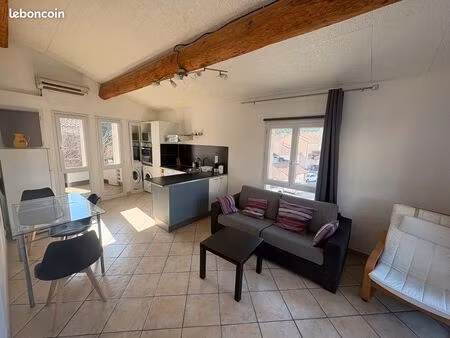 appartement meublé climatisé à courbessac – 38 m² avec terrasse