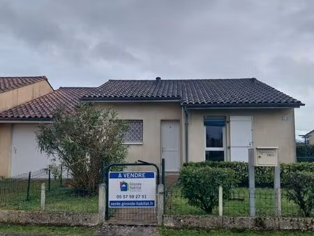 maison type 4 avec 2 chambres et garage