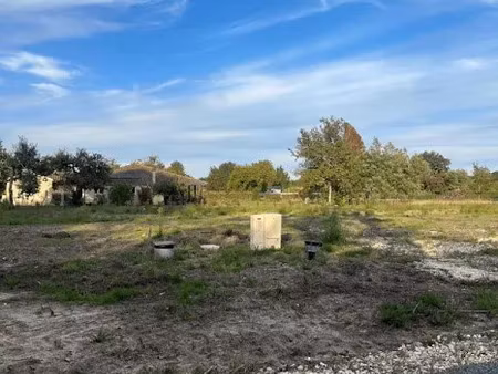 vente terrain 675 m² à le porge (33680)  190 000 €