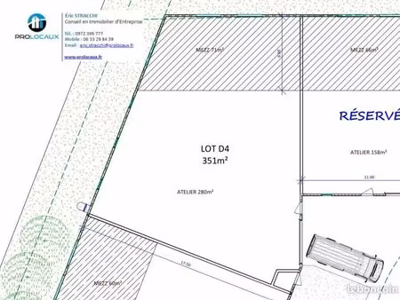 bureaux 351 m² fitilieu