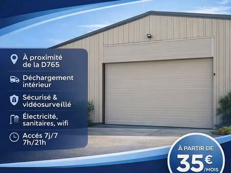 location box garde meubles dans le cap sizun - accès libre