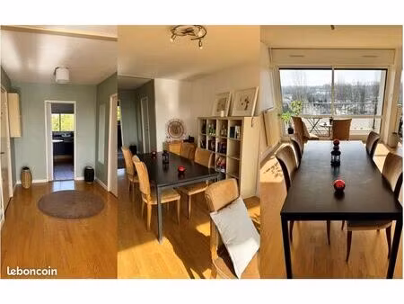 grand t6 lumineux et spacieux – 110 m² avec balcon plein sud – résidence sécurisée – blanq