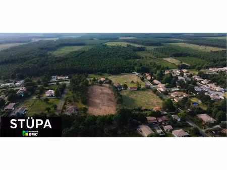 vente terrain 676 m² à le porge (33680)  216 000 €