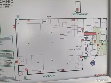 local d'activite 953 m² crolles