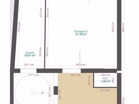 local commercial saisonnier pézenas 50m2