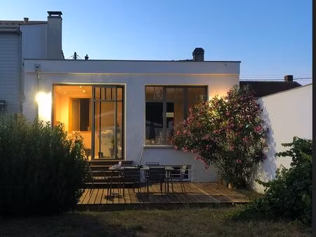 charmante échoppe avec jardin saint augustin 110 m²