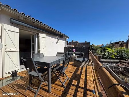 ? 143m² dernier étage – terrasse sud plein ciel – mâcon centre ?