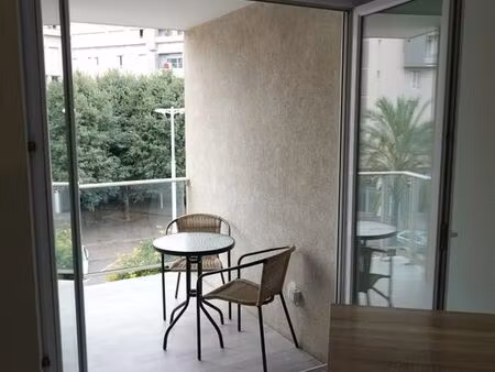 t1 bis meublé terrasse  parking à 5 min de la faculté