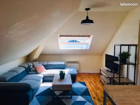 t2 meublé  situé dans le quartier pasteur