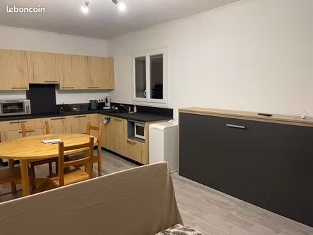 joli appartement avec terrain 45 m2