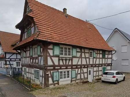 maison individuelle alsacienne