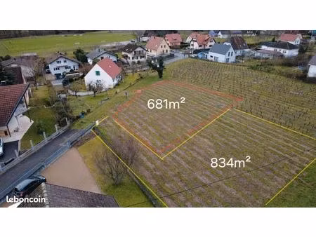 2 terrains constructibles viabilisés