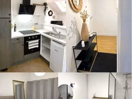 appartement meublé à louer - 40m2 - centre-ville etaples (62630)