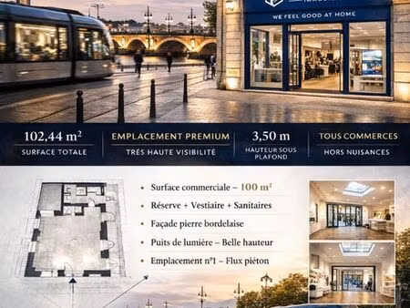 boutique 102 m² bordeaux
