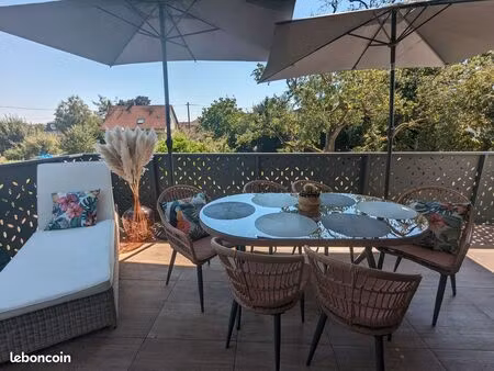 appartement - 2 chambres - 2 garages - 2 terrasses