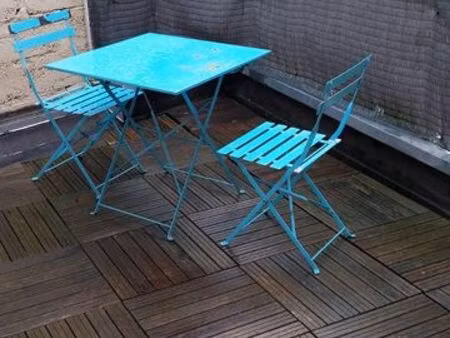 f2 avec terrasse proche gare reims et lycée roosevelt