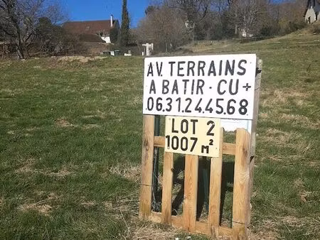 terrain viabilisé 1007m² à labastide-monrejeau