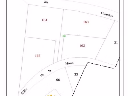 vente terrains uzein