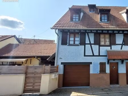 maison de ville appartement triplex f5 104m² hindisheim garage pac aquathermie plancher ch
