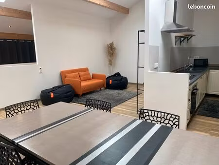 loue f3 meuble 76 m2