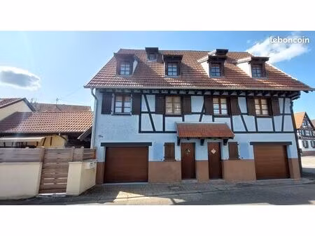 maison de ville bi-famille 207m² hindisheim avec 2 appartements triplex 2x f5 104+103m² 2 