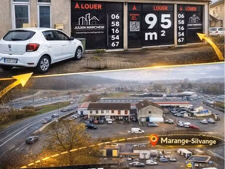 local 95 m2 zone commerciale marange silvange