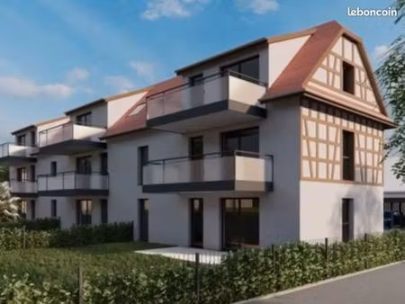 appartement 2 pièces + terrasse neuf - hunspach