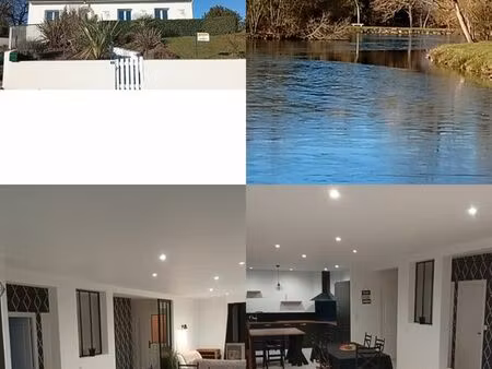 maison 7 pièces  vue dégagée sur étang