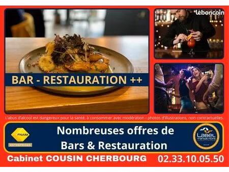fonds de commerce bar cherbourg en cotentin