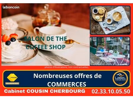 fonds de commerce salon de thé  snack 70 m²