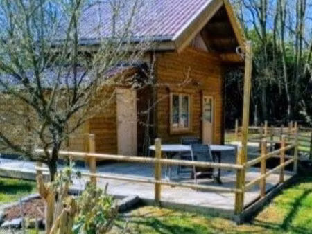 chalet meublé tout confort en pleine nature – idéal cure thermale ou séjour pro