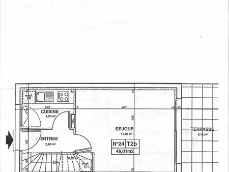 location maison t2b 48 m² nantes quai de versailles
