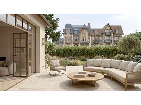 deauville – appartement t3 bis en rez-de-jardin avec terrasse et jardin privatif