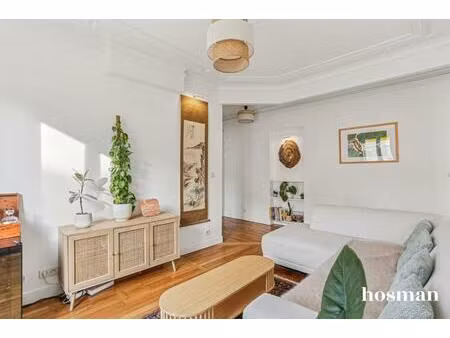 coup de cœur ! 3 pièces de 54m2 - traversant   rénovation récente - rue danton  levallois-