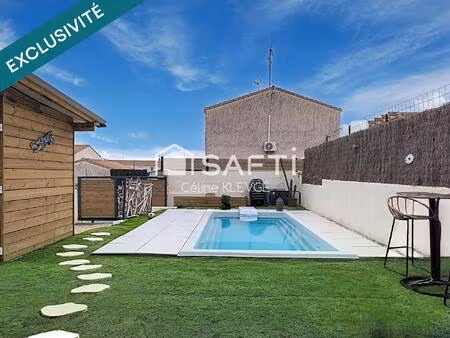 maison r+1 avec 4 chambres et piscine