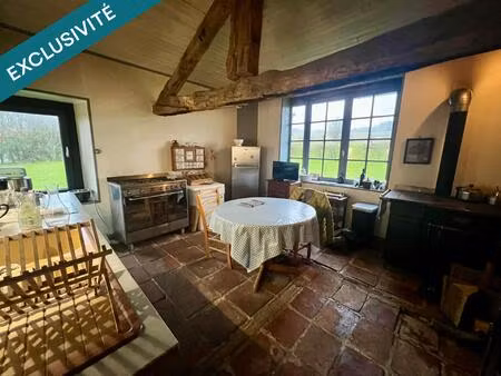 propriété composé de 3 bâtisses en pierre à rénover