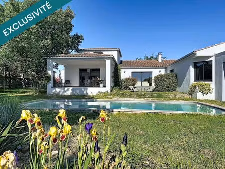 dernière maison avant les vignes – villa contemporaine de plain-pied avec piscine