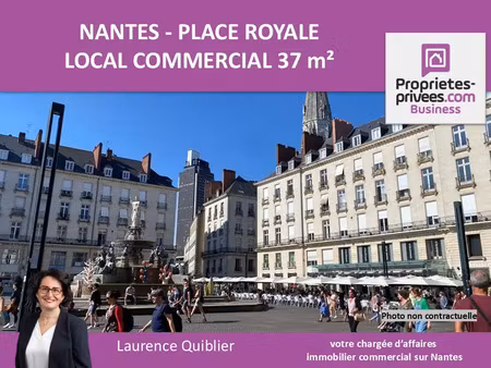 44000 nantes - place royale - local commercial 37 m²