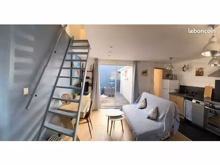 maison meublée - 35 m² - proche plage