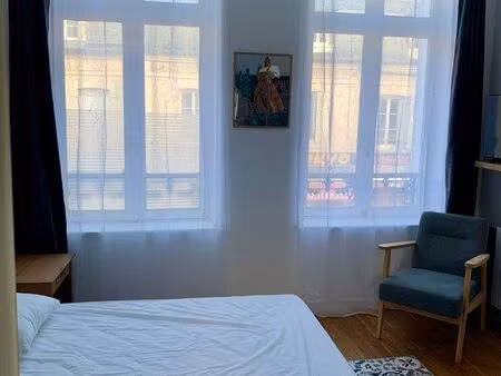 studio rénové meublé à louer trouville-sur-mer