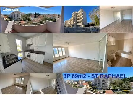 st raphael centre - beau 3p tout à pieds. idéal retraités