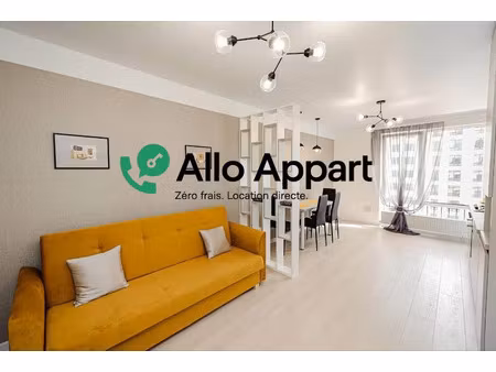 location meublée appartement 2 pièces 47 m² à boulogne-billancourt (92100)  990 €