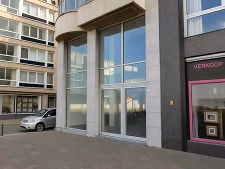 magasin à louer sur la digue au zoute