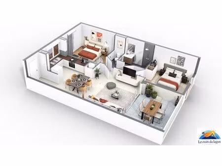 appartements du t2 au t3 à saint leu