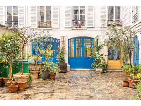 paris 2e - joli rez-de-cour de type atelier