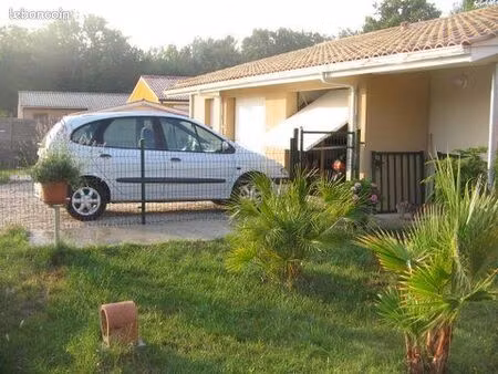 maison t3 avec garage et jardin