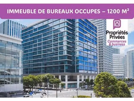76100 rouen - immeuble de bureaux 1200 m² occupés