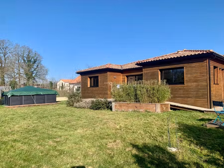 maison bois contemporaine – dpe a – cadre nature préservé